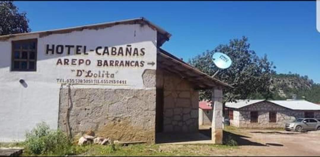 Отель Cabanas De Lolita En Barrancas Del Cobre Арепонапучик Экстерьер фото